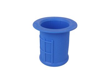 Half Waffle Coozie w/ Liner, bright blue
