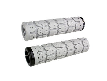 ODI Grips Rogue V2.1 Lock-On grey w/ grey clamps 135mm