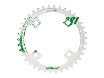 REVERSE Chainring Race SL Style 104mm 38T white-green