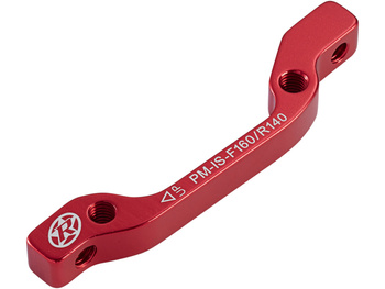 REVERSE Disc-Brake-Adapter 160 VR+140 HR red