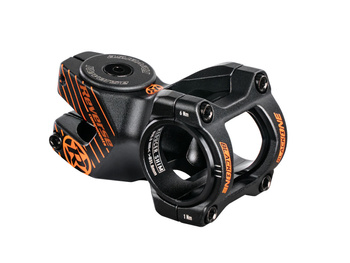 REVERSE Stem Black-ONE D-2 50mm Ø31,8 & Ø35mm (Black/Fox-Oran incl. Top Cap, Screw, Nut