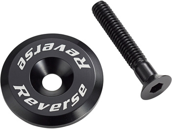 REVERSE Ahead Cap with screw Black)-Black
