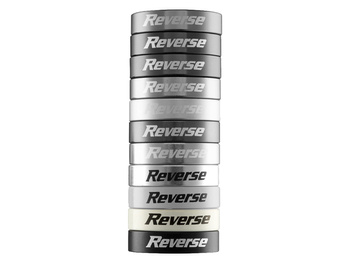 REVERSE Grip Clamping Ring Set Lock 2 pcs. white