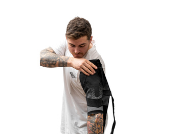 Space Brace Shoulder Pads Size: L black-grey