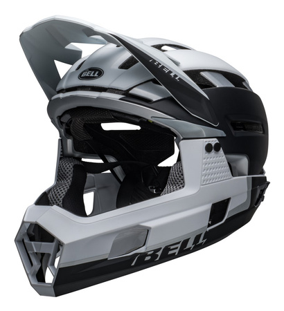 Kask full face BELL SUPER AIR R SPHERICAL matte black white roz. S (52-56 cm) (NEW 2025)