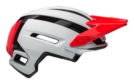 Kask full face BELL SUPER AIR R SPHERICAL matte gloss white infrared roz. M (55-59 cm) (NEW 2025)