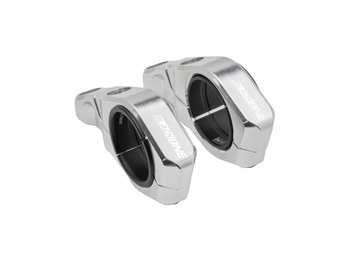 REVERSE Stem Black-ONE D-2 45 mm Ø31,8 mm & Ø35 mm, silver Direct Mount