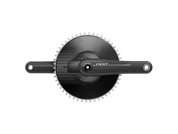 SRAM Kurbelgarnitur Quarq RED 1 E1 167,5mm, 50T Aero ohne Innenlager, DUB
