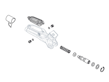 DISC BRAKE SERVICE LEVER INTERNALS VERSION 2 GUIDE R/RE/DB5/ CODE R QTY 1