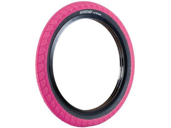TIRE CURRENT v2 20x2.40" (DUAL-PLY) pink w/BLACK WALL