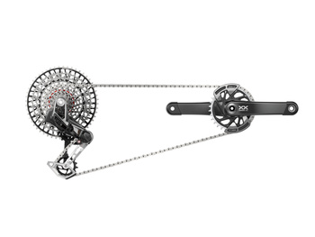 SRAM Kit XX AXS Eagle Transmission E-MTB Brose 165mm Kurbelarme, 36T, 10-52T, inkl. Ladegerät, Batterie & Kette