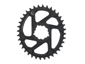 Chain Ring X-SYNC 2 Oval 36T Direct Mount 3mm Offset Boost Alum Eagle Black