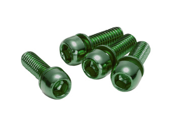 REVERSE Disc Brake Bolt Set - 4 pcs M6x18mm green