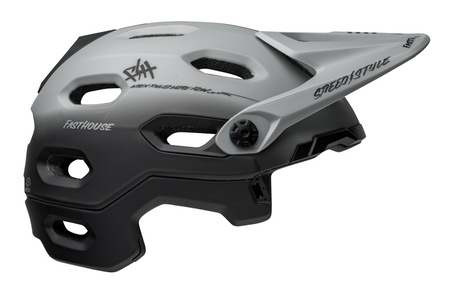 Kask full face BELL SUPER DH SPHERICAL fasthouse taco tuesday matte gray black roz. L (58–62 cm) (NEW 2025)