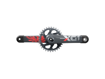 SRAM Kurbelgarnitur X01 Eagle DUB 12-fach, 170mm, 32T DM, rot