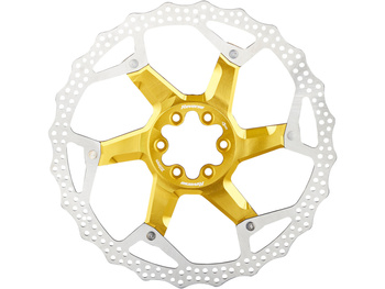 REVERSE Discrotor Aluminum/Steel Ø203mm gold