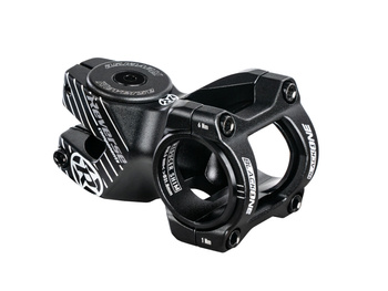 REVERSE Stem Black-ONE D-2 50mm Ø31,8 & Ø35mm (Black/White) incl. Top Cap, Screw, Nut