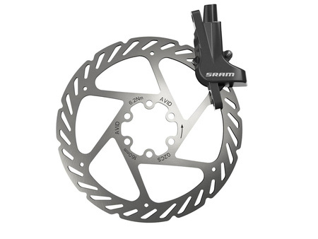 Disc Brake Level Black Front 950mm Hose 160mm G2CS Rotor (includes mounting hard