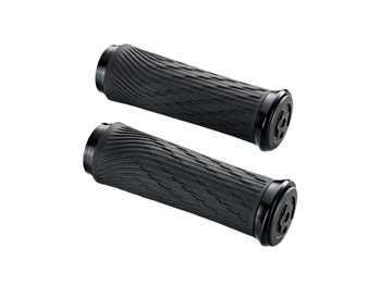 Locking Grips for Grip Shift Integrated 100mm with Black Clamps and End Plug