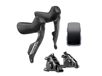 SRAM Force MY25 Schalt-/Bremshebel Upgrade inkl. Hammerhead Karoo & Schalt-/Brems.