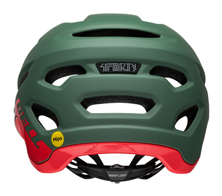 Kask mtb BELL 4FORTY matte gloss dark green infrared roz. M (55–59 cm) (WYPRZEDAŻ -50%)