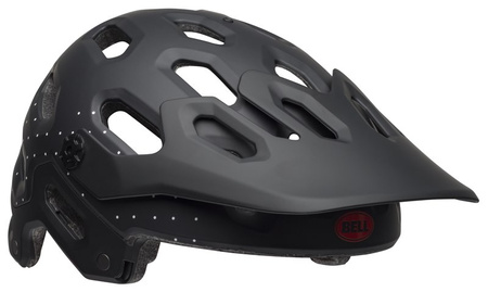 Kask mtb BELL SUPER 3 virago matte black white crimson roz. M (55-59 cm) (WYPRZEDAŻ -50%)