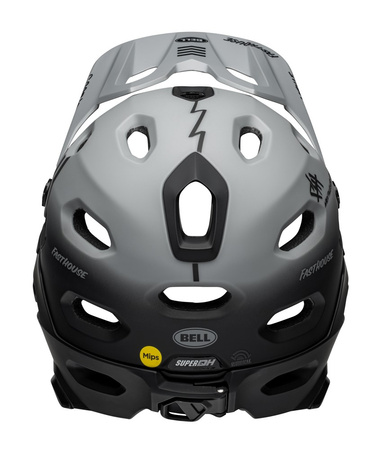 Kask full face BELL SUPER DH SPHERICAL fasthouse taco tuesday matte gray black roz. S (52–56 cm) (NEW 2025)