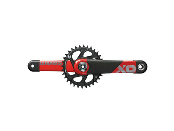 SRAM Kurbelgarnitur X01 All Downhill DUB 170mm, 34T DM Farbe: Rot