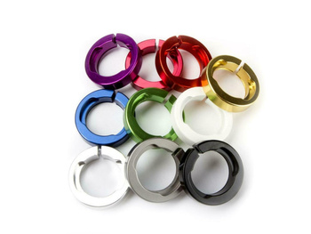 ODI clamps for Lock-On System gold, 7mm "Lock Jaws"