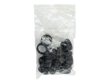 FORK DUST WIPER KIT - 32mm BLACK (INCLUDES FLANGELESS DUST WIPERS) (QTY 20) - BL