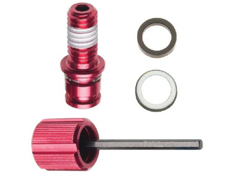 FORK REBOUND DAMPER KNOB KIT - (INCLUDES ADJUSTER KNOB & BOLT) - DOMAIN/LYRIK/TO