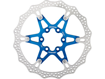 REVERSE Discrotor Aluminum/Steel Ø160mm blue