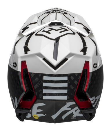 Kask full face BELL FULL-10 SPHERICAL fasthouse matte gloss white black roz. XL/XXL (59-63 cm) (WYPRZEDAŻ -50%)