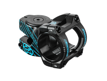 REVERSE Stem Black-ONE D-2 35mm Ø31,8 & Ø35mm (Black/Light-Bl incl. Top Cap, Screw, Nut