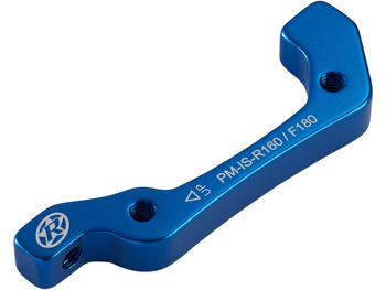 REVERSE Disc-Brake-Adapter 180 VR+160 HR blue
