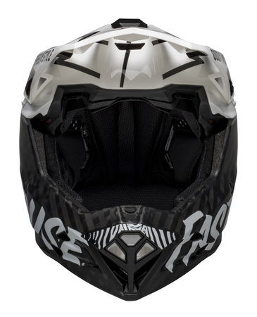 Kask full face BELL FULL-10 SPHERICAL fasthouse matte gloss white black roz. M (55-57 cm) (WYPRZEDAŻ -50%)