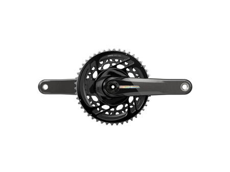 SRAM Kurbelgarnitur Force 2x AXS 172,5mm, 46-33T, Iridescent ohne Innenlager, DUB