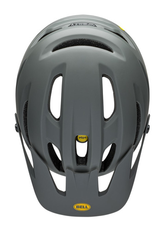 Kask mtb BELL 4FORTY matte gloss gray yellow roz. L (58–62 cm) (NEW 2025)