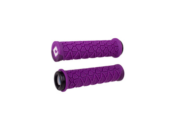 ODI Grips Vanquish v2.1 Lock-On purple/purple w/ black clamps