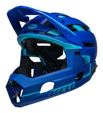 Kask full face BELL SUPER AIR R SPHERICAL matte gloss blues roz. L (59-63 cm) (WYPRZEDAŻ -50%)