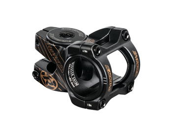 REVERSE Stem Black-ONE D-2 35mm Ø31,8 & Ø35mm (Black/Copper) incl. Top Cap, Screw, Nut