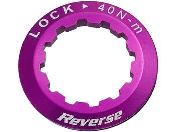 REVERSE Cassette Lock Ring 8-11 speed hubs purple