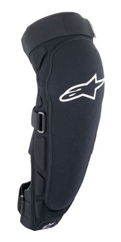 Ochraniacze na kolana i piszczele ALPINESTARS A-IMPACT PLASMA PRO KNEE SHIN PROTECTORS, Black White - roz. L, Ochrona level 2 (NEW)