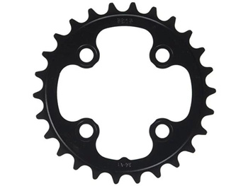 CHAIN RING MTB 26T 64 V1 ALUMINUM 3MM BLAST BLACK