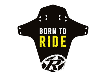 REVERSE Mudfender Born to Ride (Black/Light-Yellow)