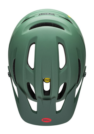 Kask mtb BELL 4FORTY matte gloss dark green infrared roz. M (55–59 cm) (WYPRZEDAŻ -50%)