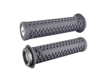 ODI Grips Vans V2.1 Lock-On graphite w/ gray clamps 135mm