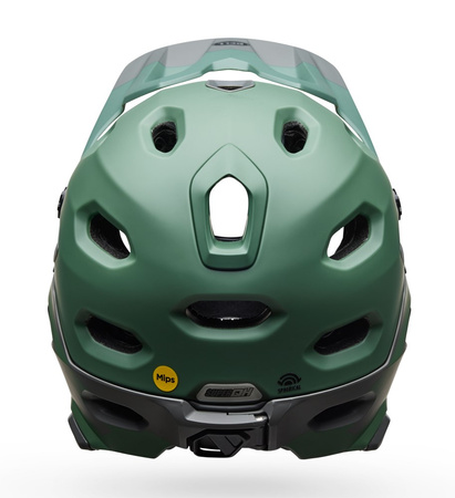 Kask full face BELL SUPER DH SPHERICAL matte green roz. M (55–59 cm) (NEW 2025)