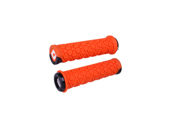 ODI Grips Vanquish v2.1 Lock-On orange w/ black clamps