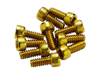 REVERSE Steel Pedal Pins US for Escape Pro+ Black ONE (Gold 10 pcs